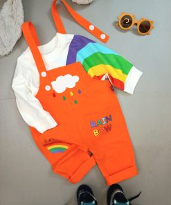 بیلر و بلوز رنگین کمان (وارداتی)