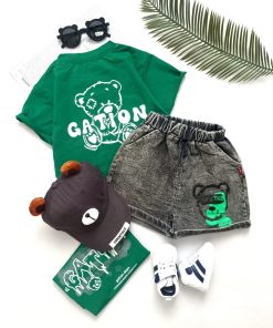 تیشرت وشلوارک G A T i O N (سبز)