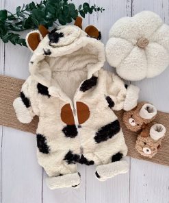 سرهمی بچگانه پشمی cow
