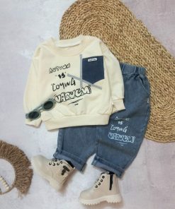 بلوز شلوار بچگانه best(جین)