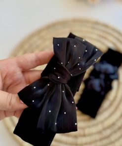 هدبند خال خالی(مشکی)